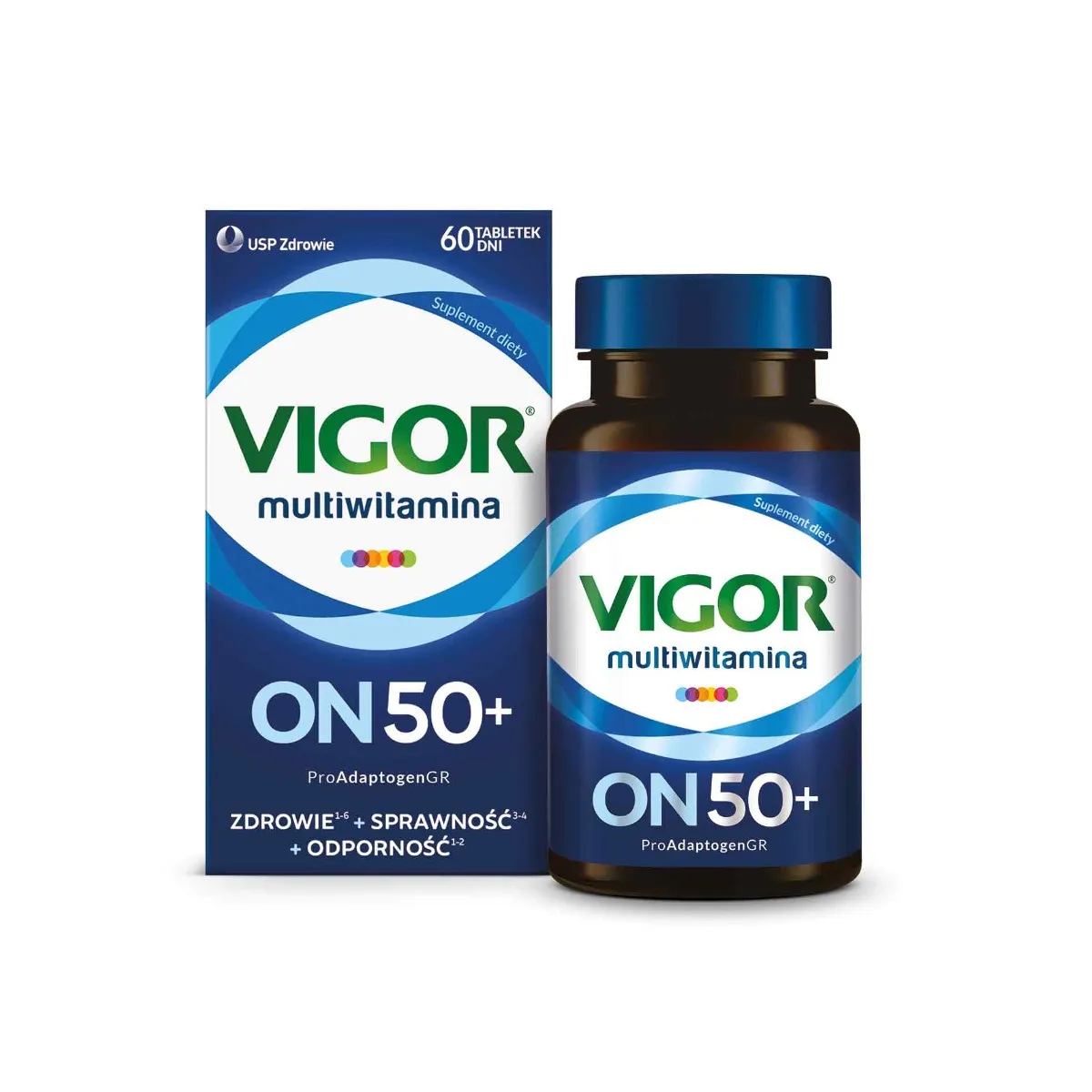 Vigor Multiwitamina ON 50+, suplement diety,  60 tabletek 