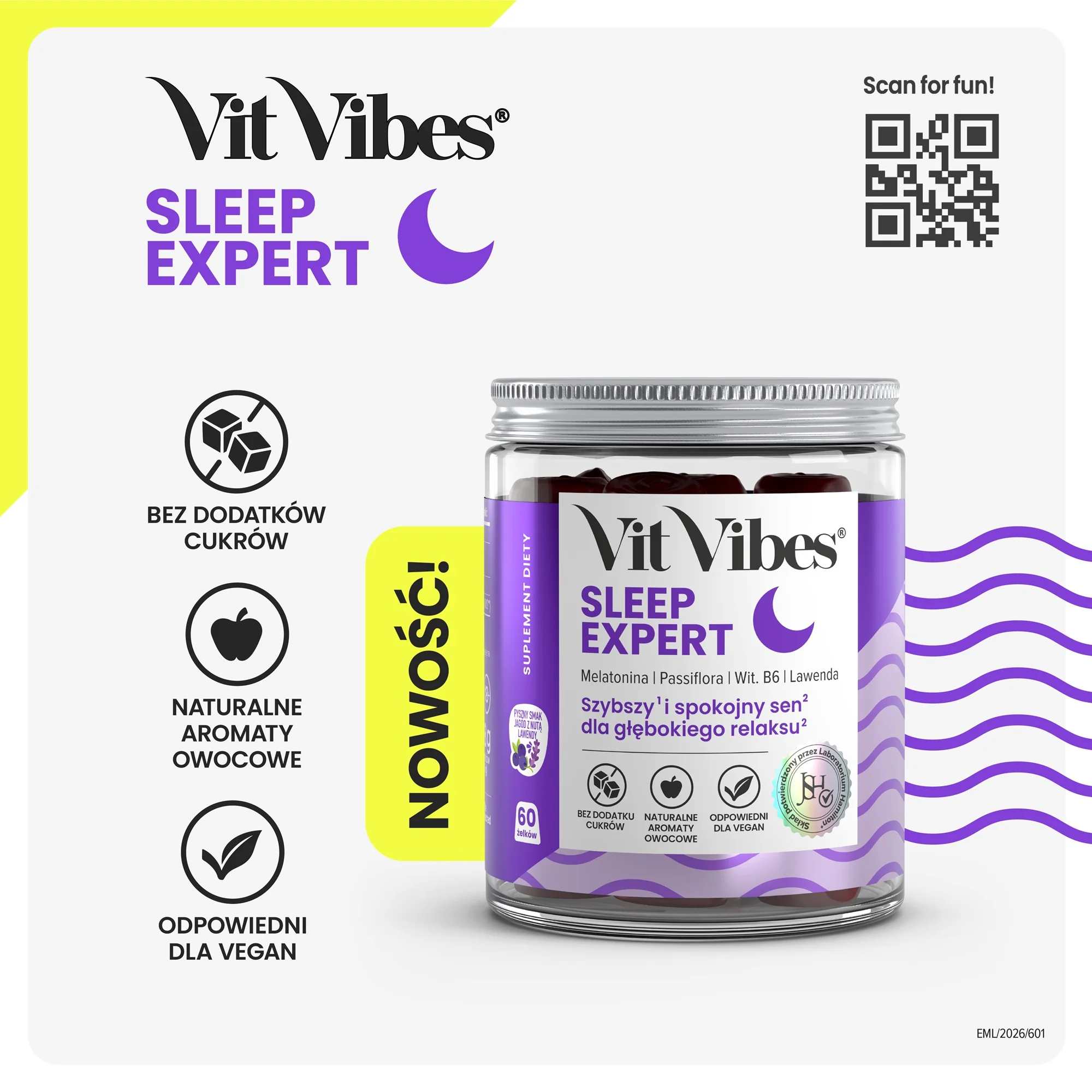 Vit Vibes® Sleep Expert 60 żelek