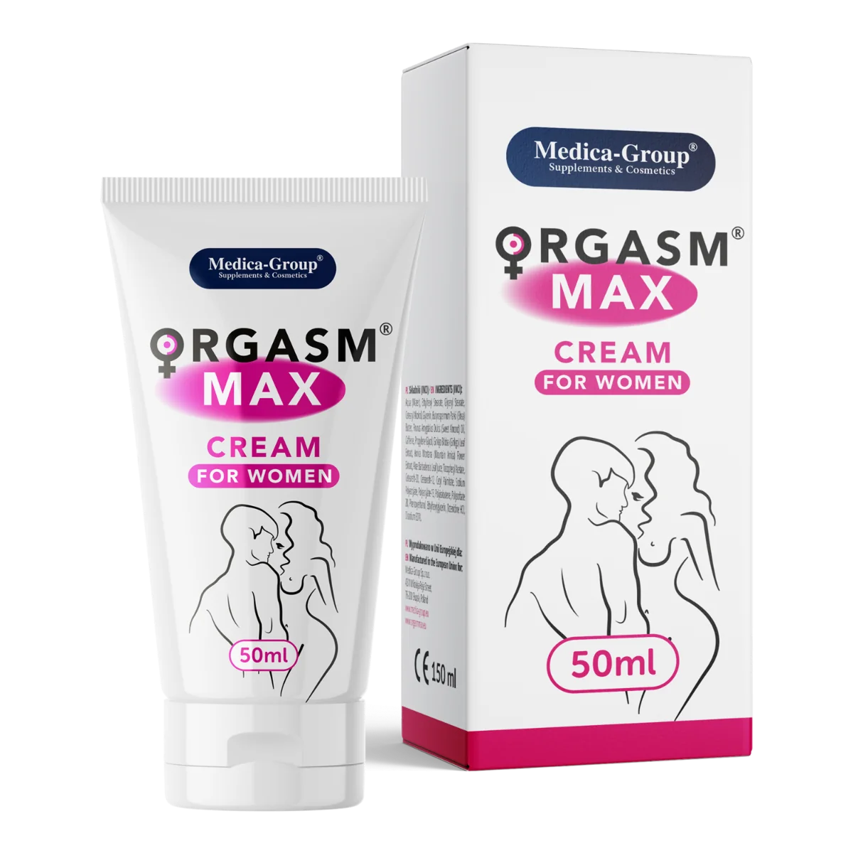 OrgasmMax Cream for Women krem intymny dla kobiet, 50 ml