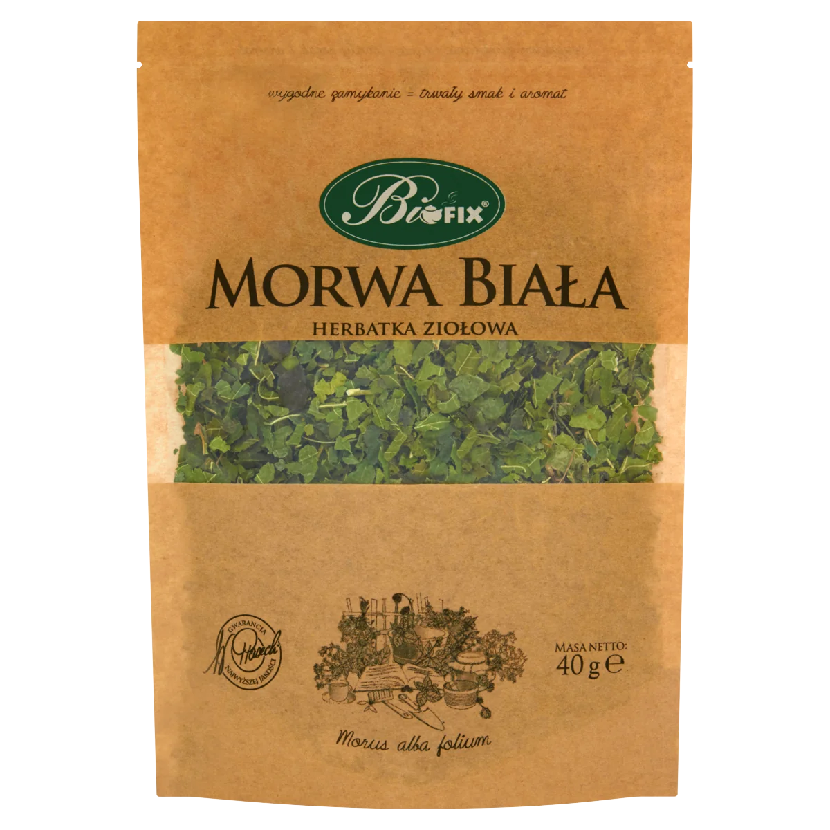 BiFIX Morwa Biała herbatka ziołowa liściasta, 40 g