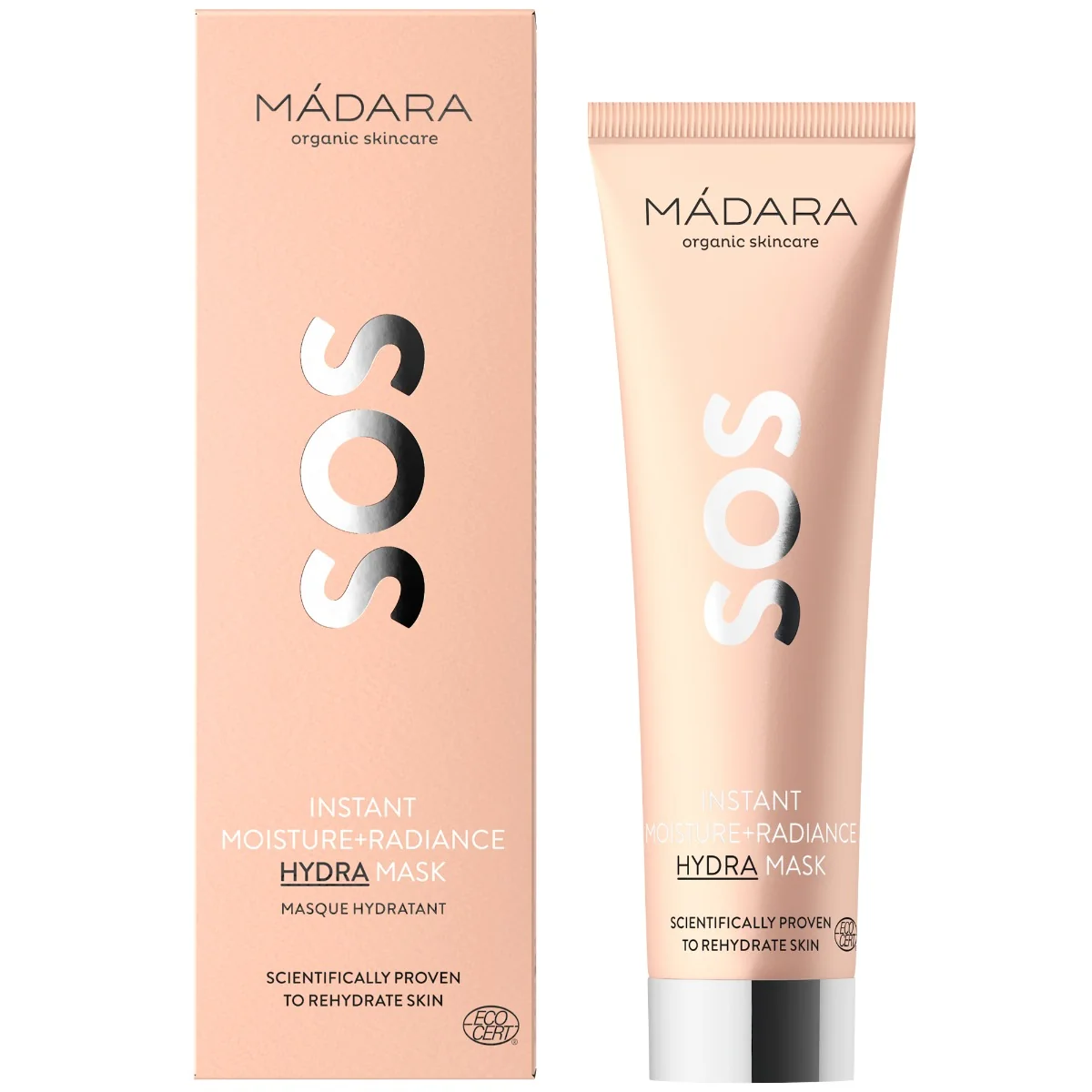 Madara SOS Hydra Mask Moisture + Radiance nawilżająco-rozświetlająca maska, 60 ml