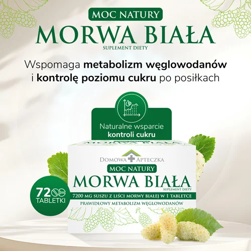 Domowa Apteczka Morwa Biała 72 tabletki