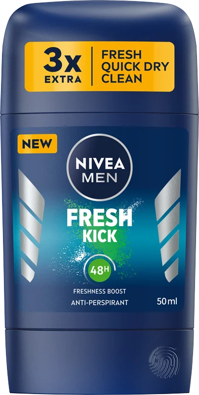 Nivea Men Fresh Kick antyperspirant w sztyfcie, 50 ml