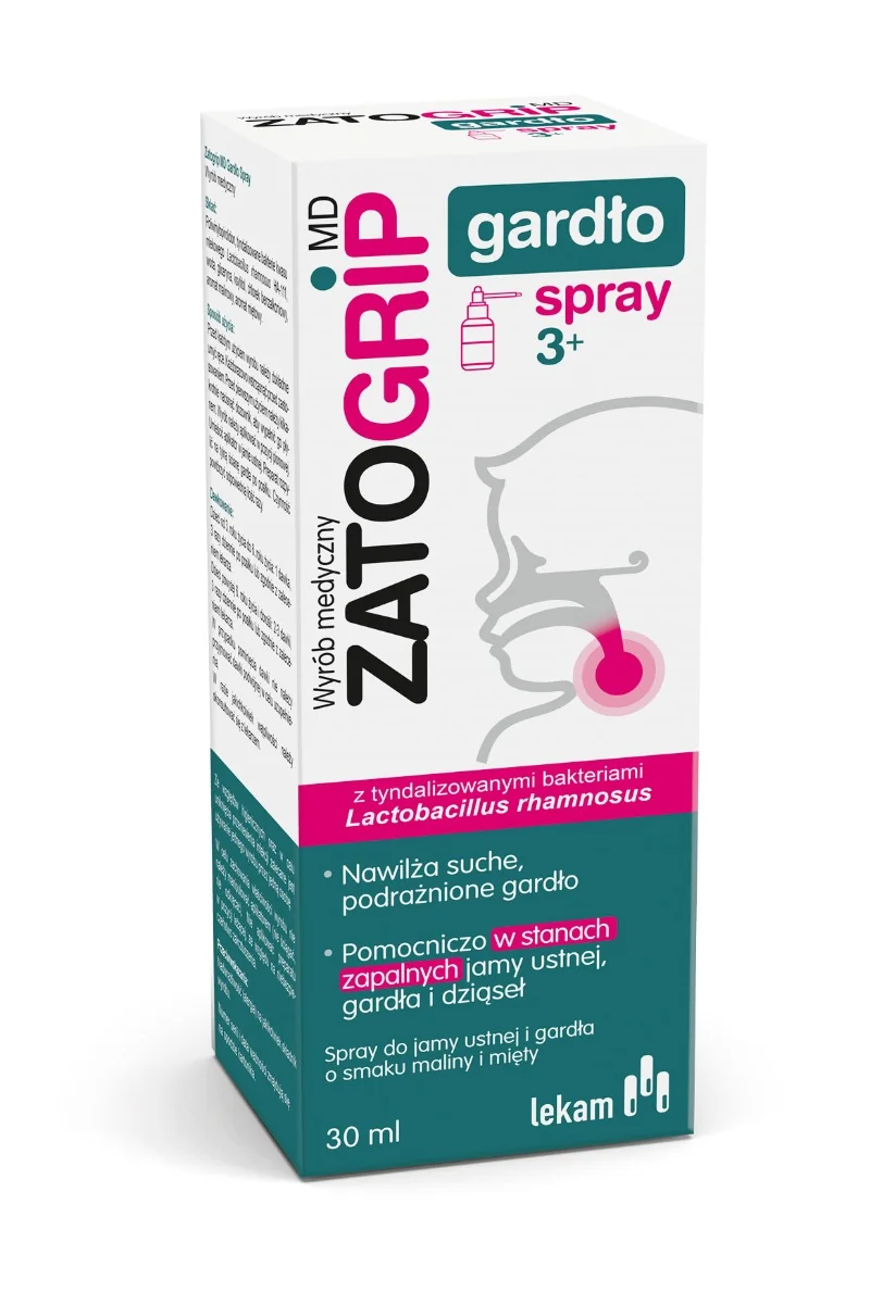 Zatogrip MD Gardło spray, 30 ml