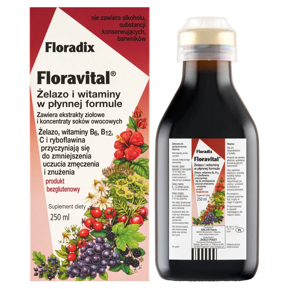 Floradix Floravital płyn, 250 ml