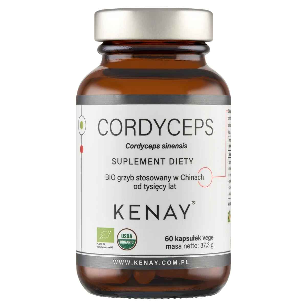 KenayAG Cordyceps 60 kapsułek