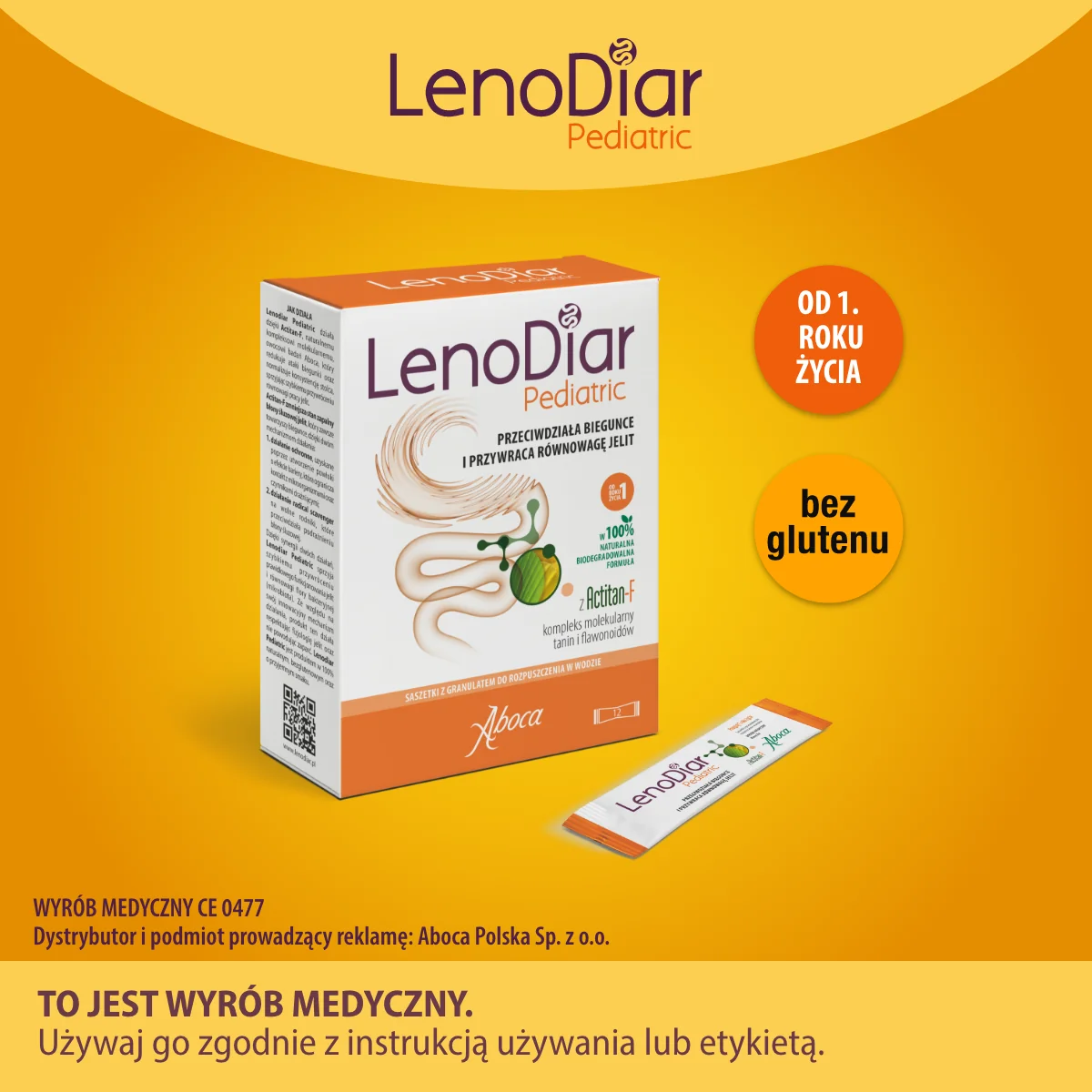 Lenodiar Pediatric, 12 saszetek 