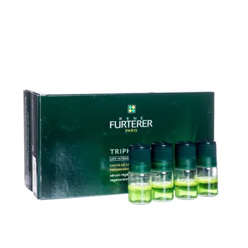 Rene Furterer Triphasic VHT+, serum regenerujące przeciw wypadaniu włosów, 8 ampułek po 5,5 ml 