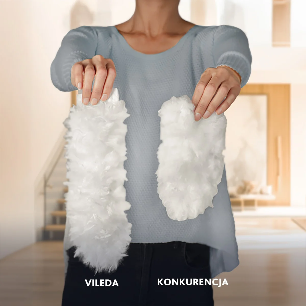 Vileda Flex & Catch miotełka do kurzu z krótką rączką + 2 wkłady