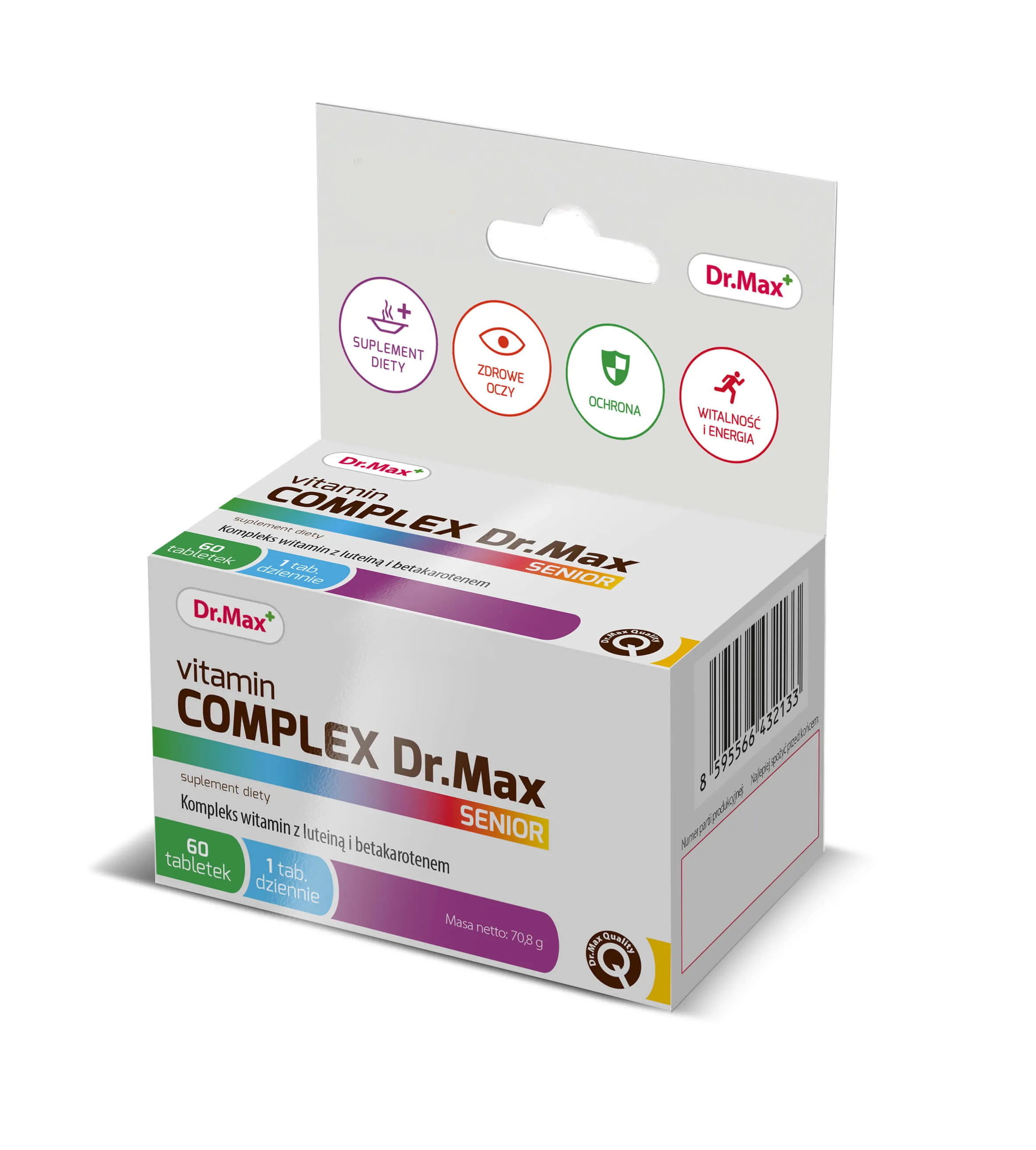 Vitamin Complex Senior Dr.Max, suplement diety, 60 tabletek
