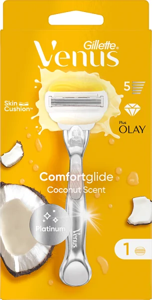 Venus Comfortglide Coconut plus Olay maszynka z 1 wkładem