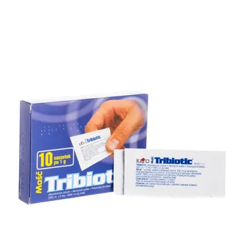 Tribiotic - maść przeciwbakteryjna, 10 saszetek po 1 g 