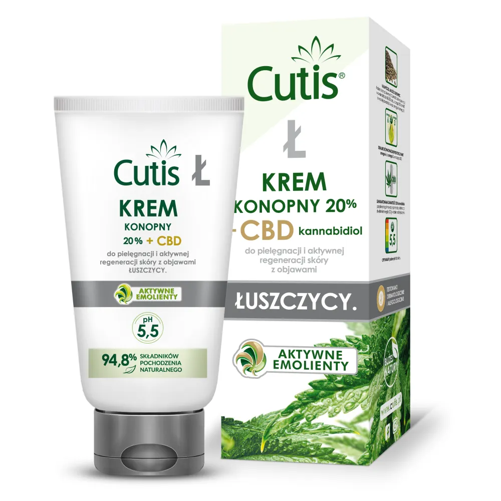 Cutis-Ł, krem konopny, 20%+ cbd, 120 ml 