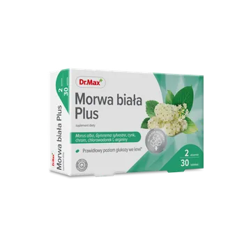 Morwa Biała Plus Dr.Max, suplement diety, 30 tabletek 