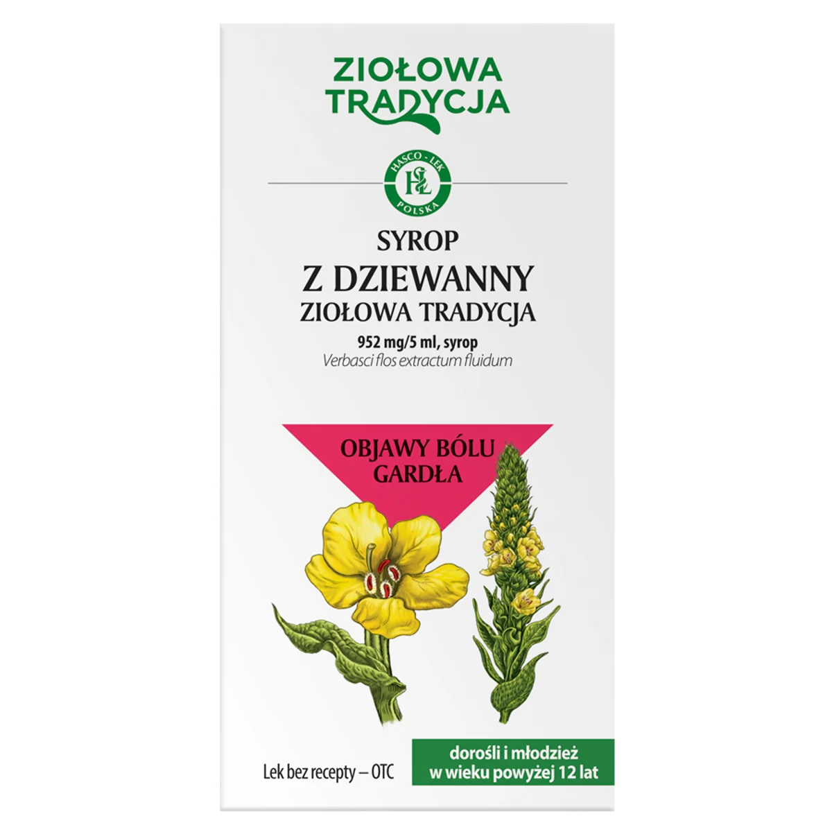 Ziołowa Tradycja syrop z dziewanny, 125 g