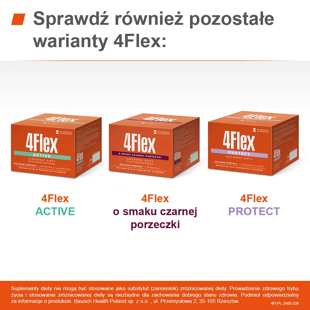 4Flex suplement diety 30 saszetek z proszkiem