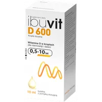 Ibuvit D 600, butelka z pompką, 10 ml