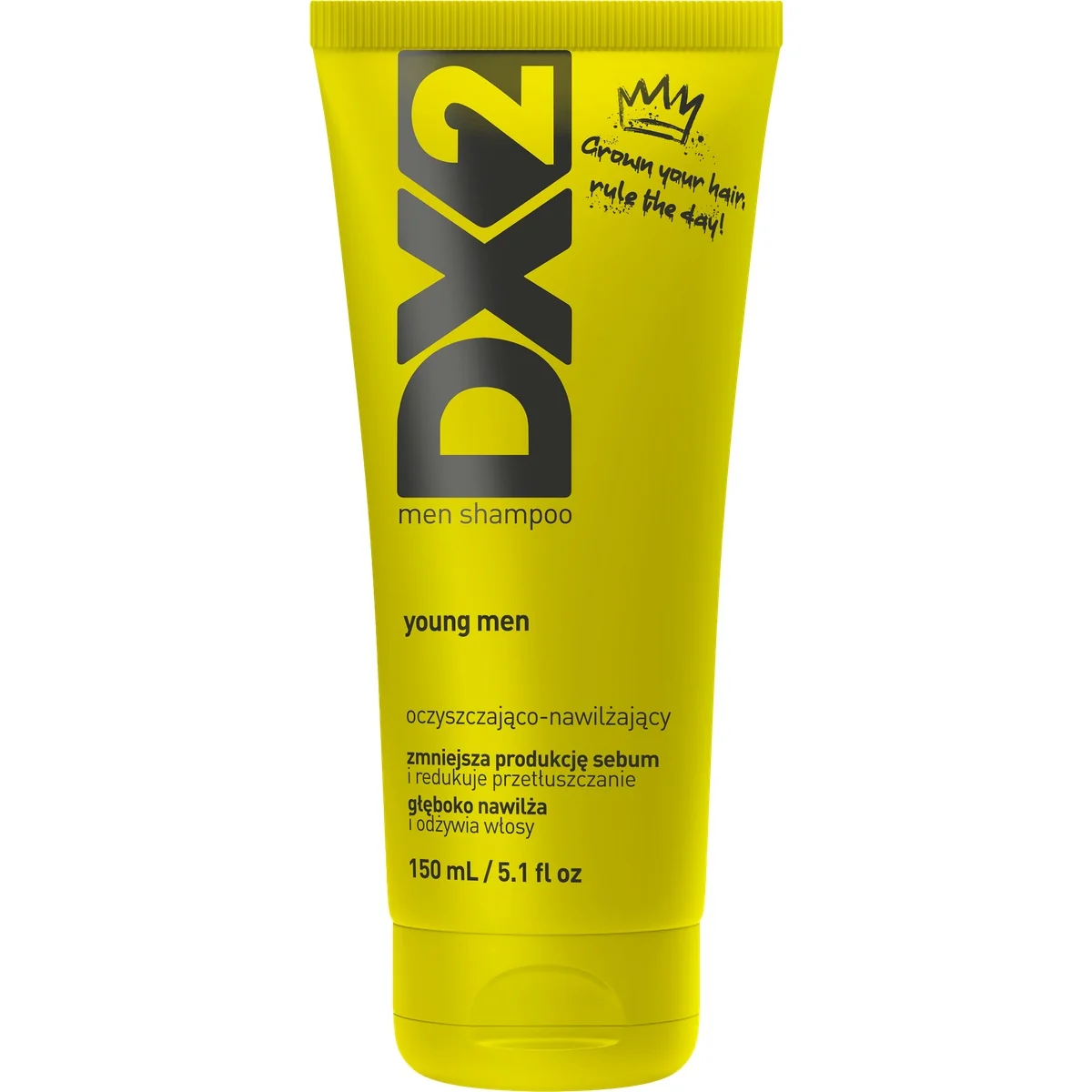 DX2 Young Men szampon dla mężczyzn, oczyszczająco-nawilżający 150 ml