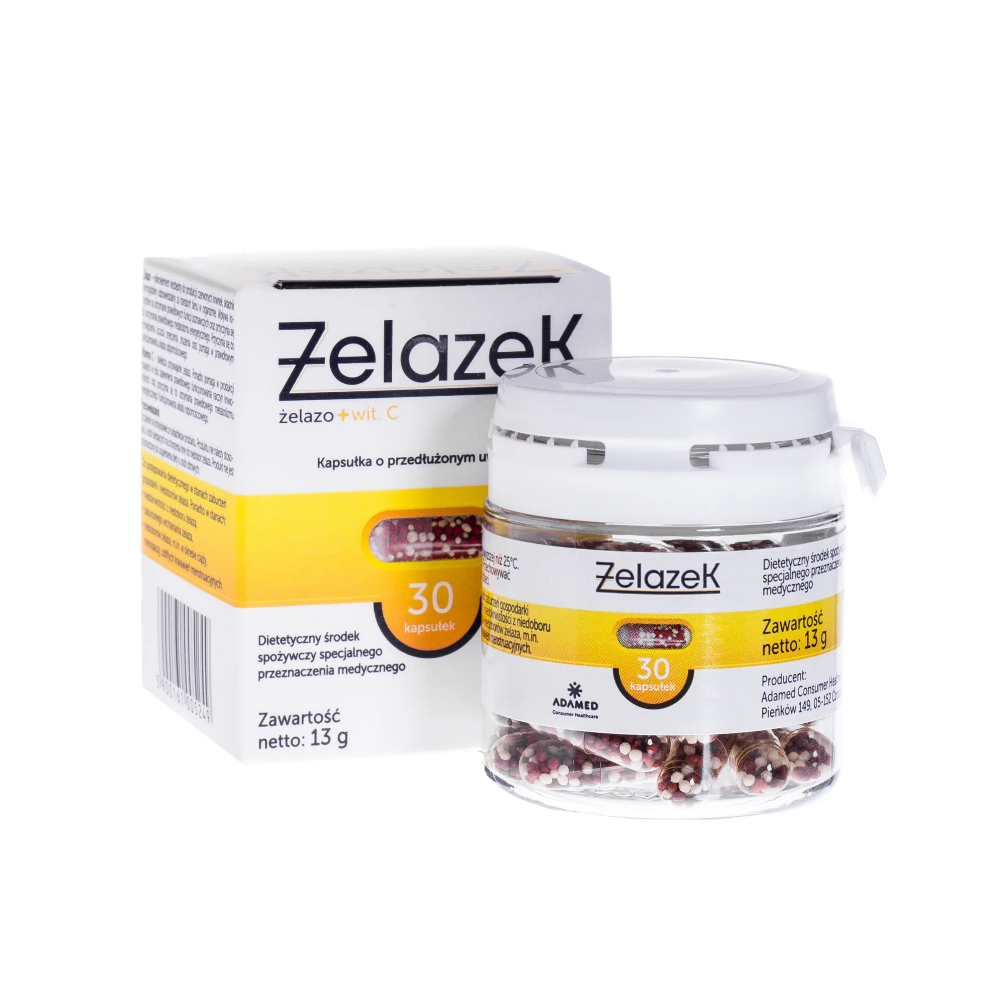 Żelazek, 30 kapsułek 
