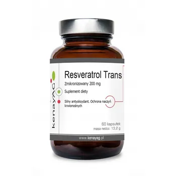 KenayAG, Resveratrol Trans 200mg, suplement diety, 60 kapsułek 