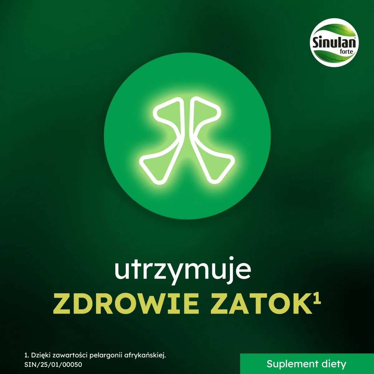 Sinulan forte suplement diety, 60 tabletek