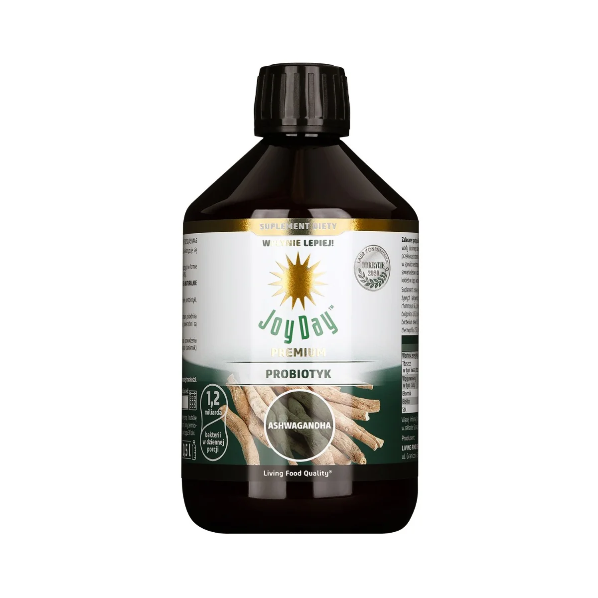 Eko Probiotyk Joy Day Ashwagandha suplement diety, 500 ml