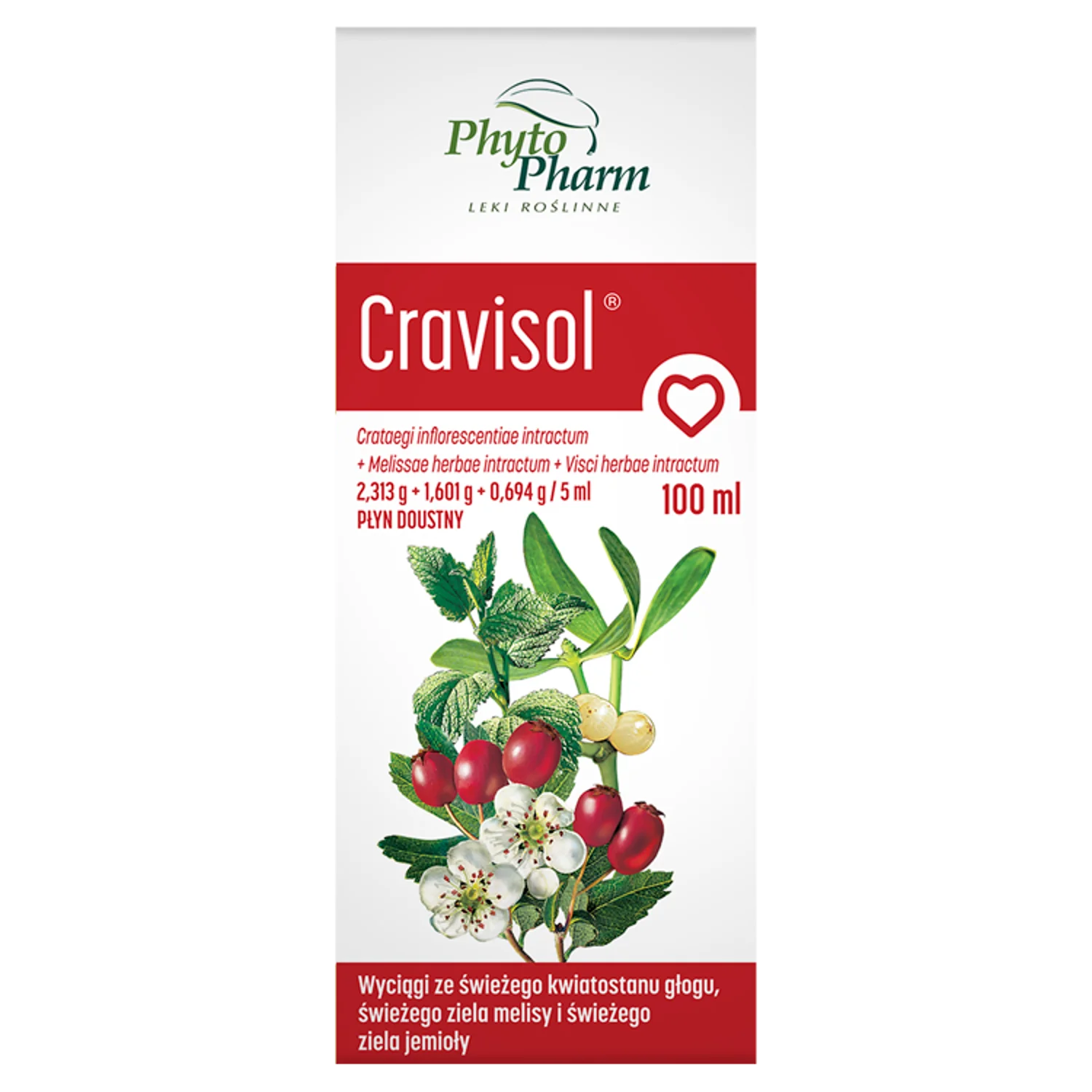 Cravisol 2,313 g + 1,601 g + 0,694 g/5 ml
