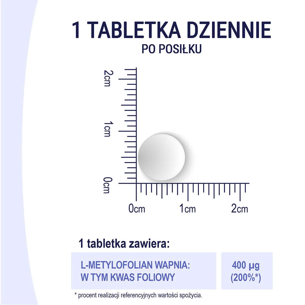 Naturell Folian suplement diety, 60 tabletek