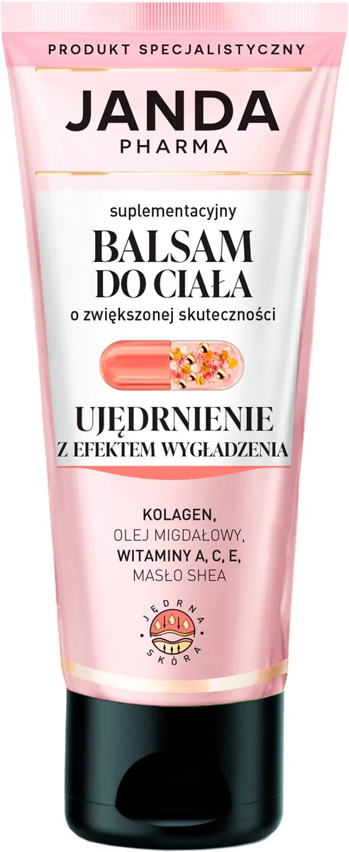 Janda Pharma supelmentacyjny balsam do ciała - ujędrnianie z efektem wygładzenia, 200 ml