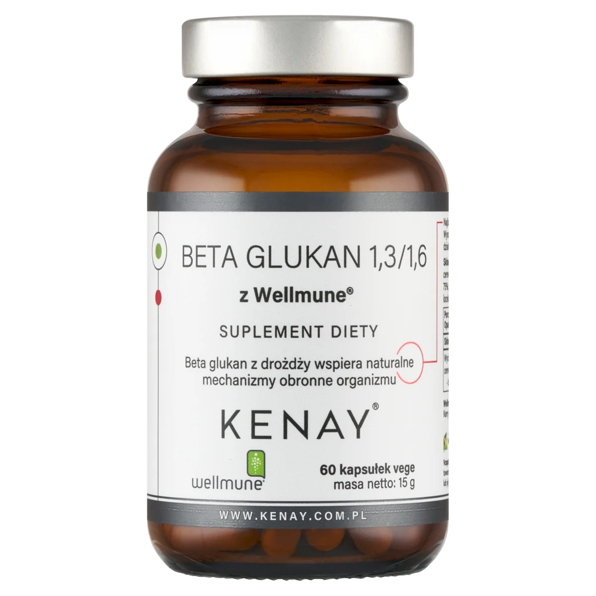 KenayAG Beta Glucan 1,3/1,6 Wellmune 60 kapsułek