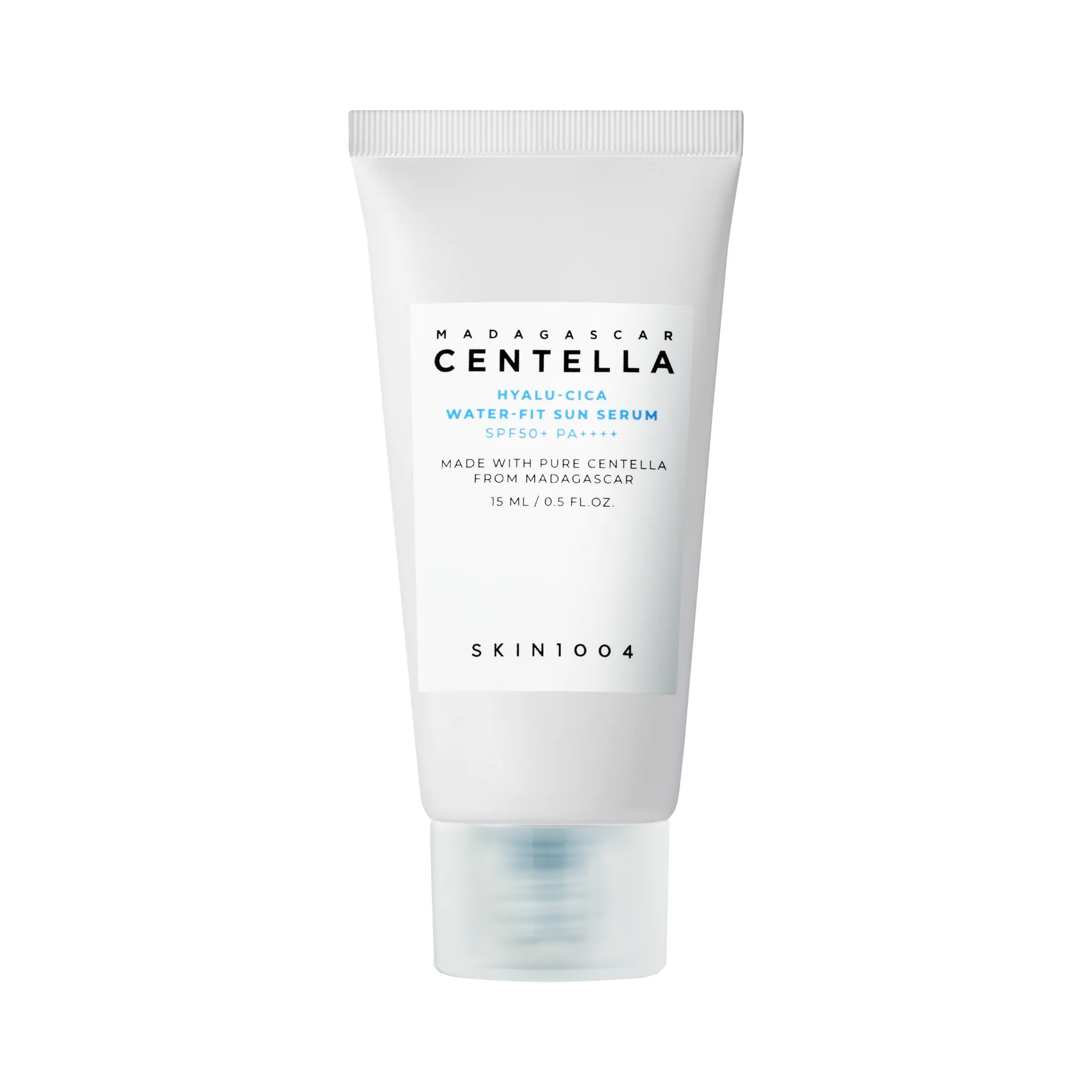 SKIN1004 Madagascar Centella Hyalu-Cica Water-Fit Sun Serum lekki nawilżający krem przeciwsłoneczny SPF 50+ PA++++, 15 ml