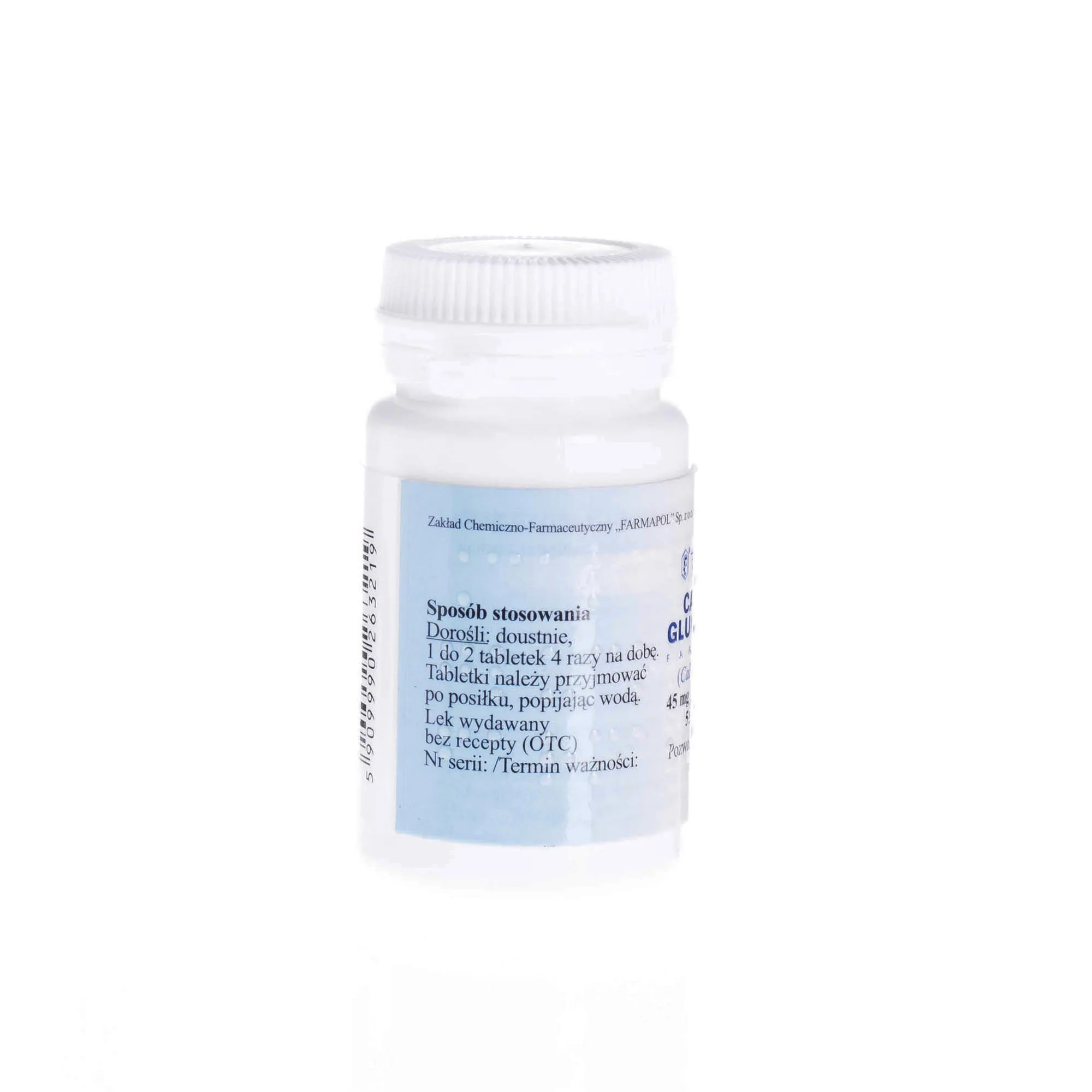 Calcium Gluconium Farmapol  ( Calcii gluconas ) 45 mg jonów wapnia, 50 tabletek 