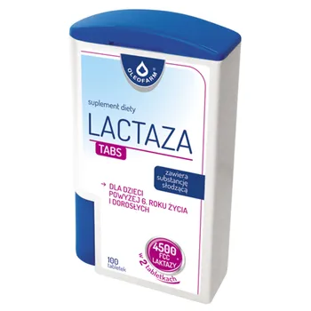Lactaza Tabs, suplement diety, 100 tabletek 