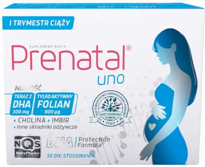 Prenatal® Uno DHA 30 + 30 kapsułek Prenatal® Uno DHA 30 + 30 kapsułek