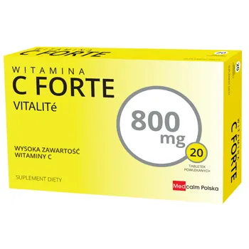 Witamina C Forte, suplement diety, 20 tabletek 