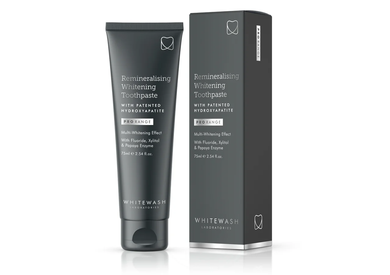 Whitewash Remineralising Whitening Toothpaste wybielająca pasta do zębów z hydroksyapatytem, 75 ml