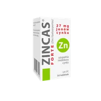 Zincas Forte, 27 mg, 50 tabletek