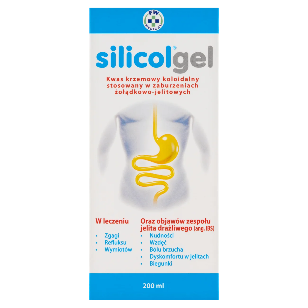 Silicolgel żel doustny, 200 ml
