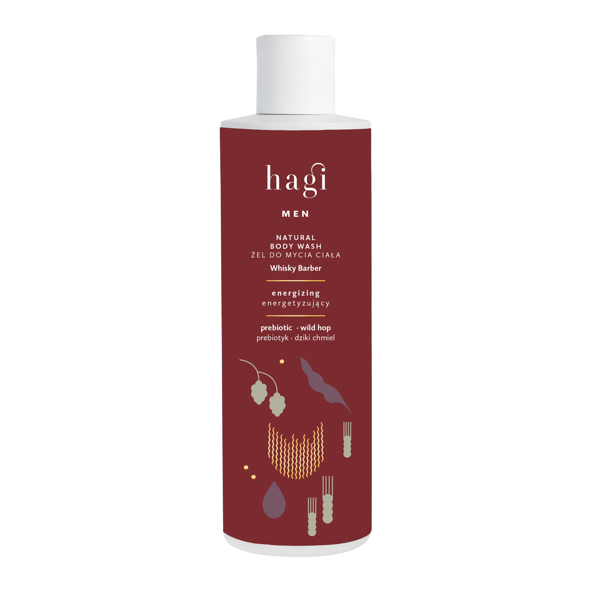 Hagi Whisky Barber naturalny żel do mycia ciała, 300 ml