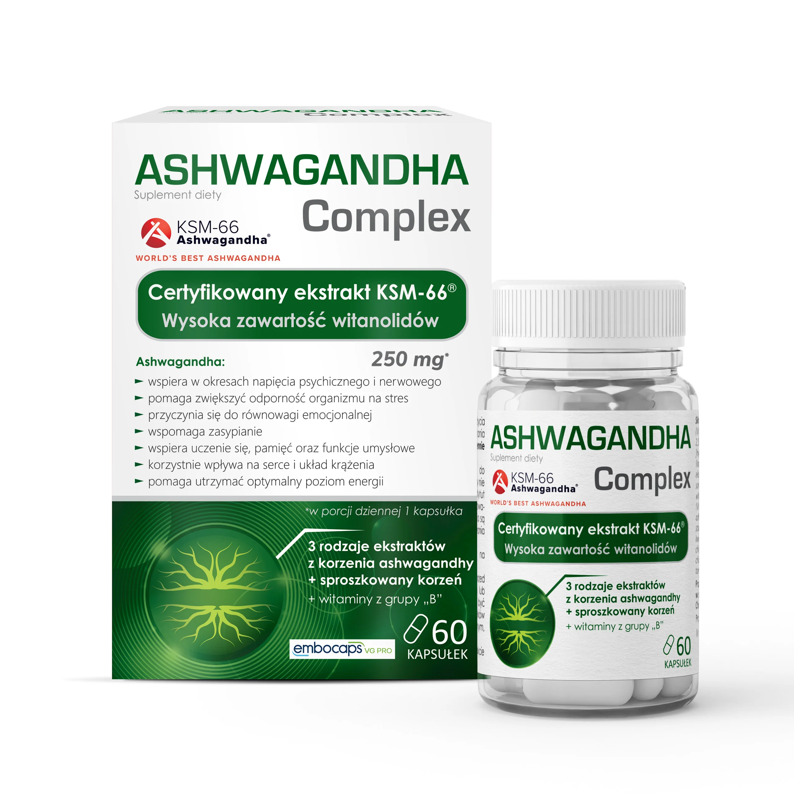 Domowa Apteczka Ashwagandha Complex 60 kapsułek
