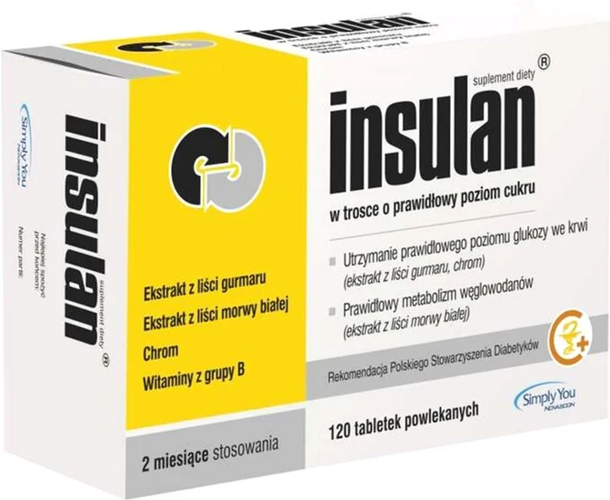 Insulan 120 tabletek powlekanych