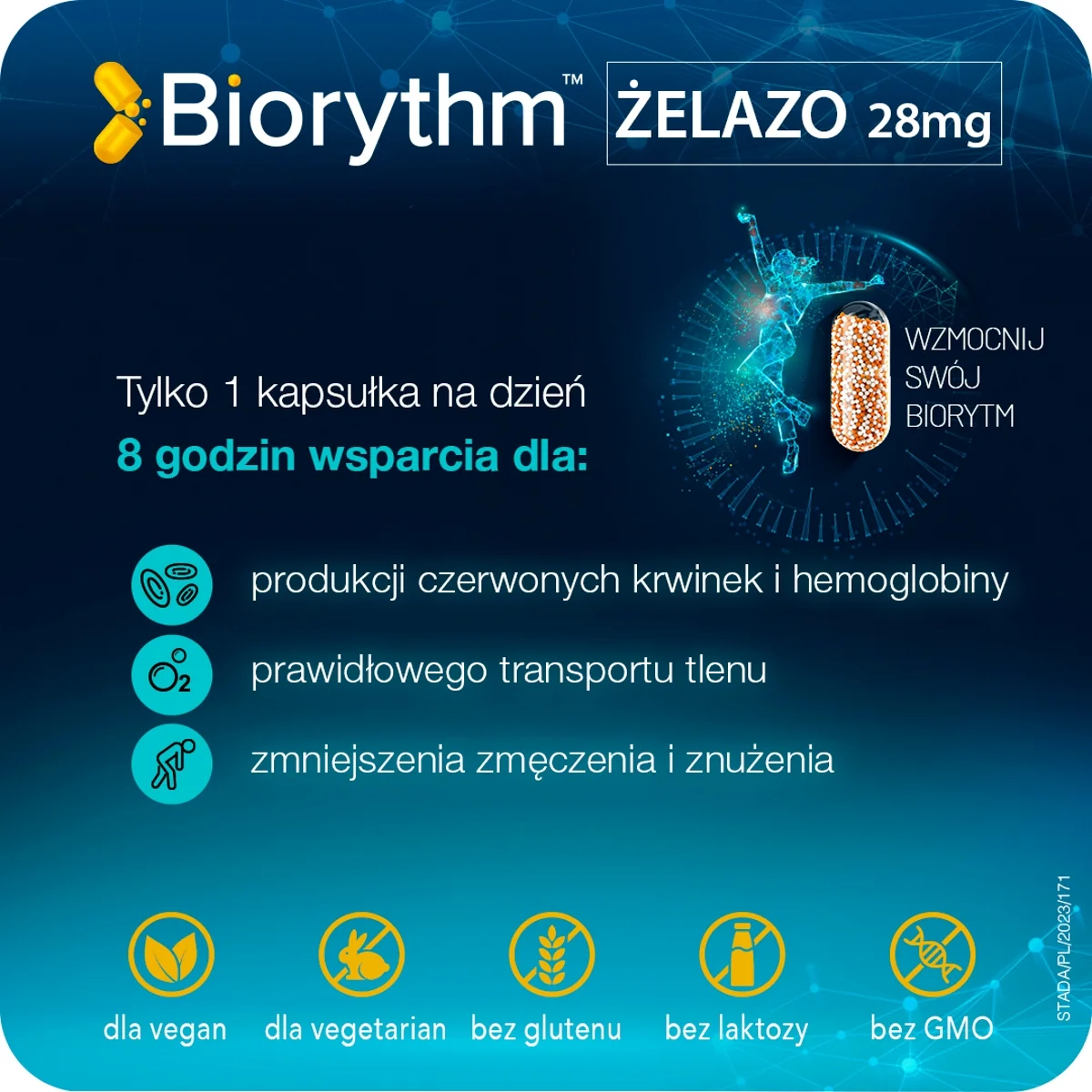 BIOrythm Żelazo 30 kapsułek