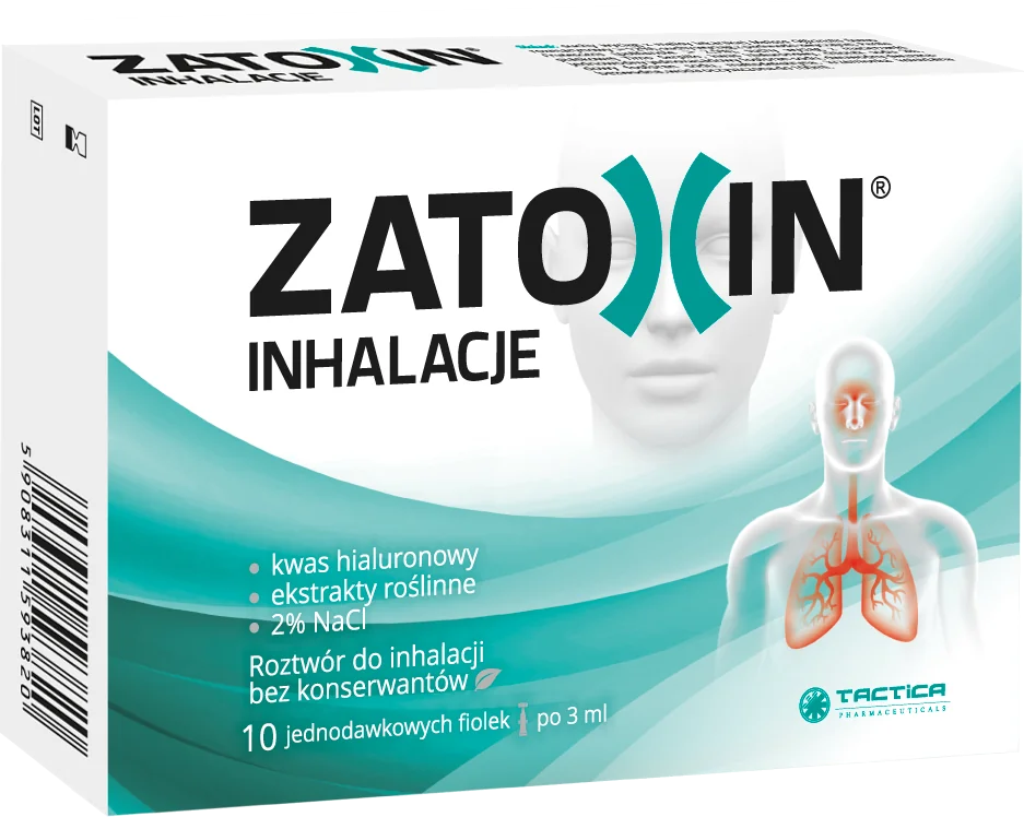 Zatoxin® Inhalacje roztwór do inhalacji, 10 fiolek x 3 ml