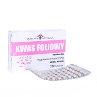 Kwas Foliowy, suplement diety, 250 tabletek