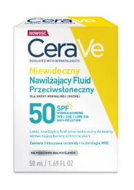 CeraVe niewidoczny nawilżający fluid przeciwsłoneczny SPF 50+, 50 ml