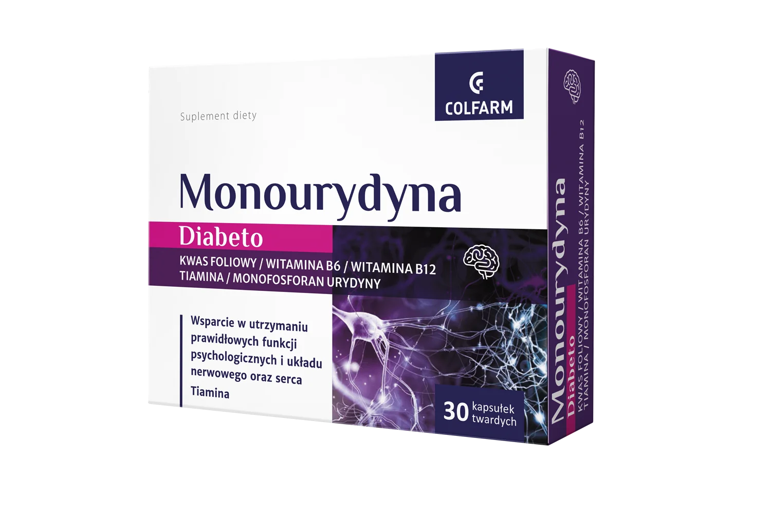 Colfarm Monourydyna Diabeto 30 kapsułek twardych