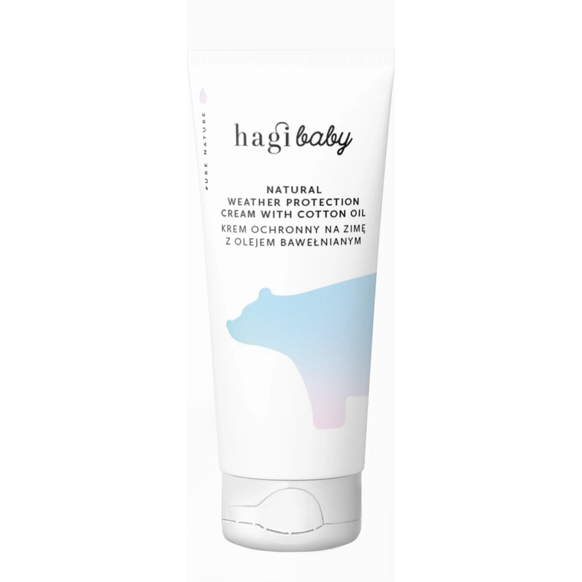 Hagi Baby krem ochronny na zimę z olejkiem bawełnianym, 50 ml