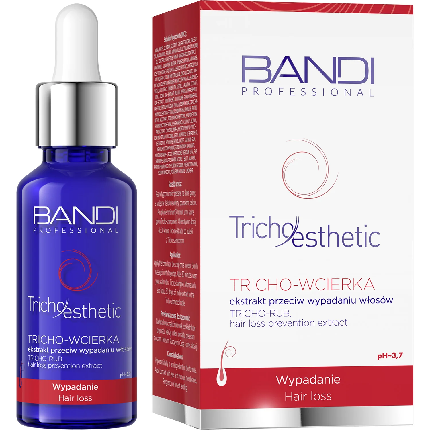 BANDI Tricho-Wcierka ekstrakt stymulujący wzrost włosów, 30 ml