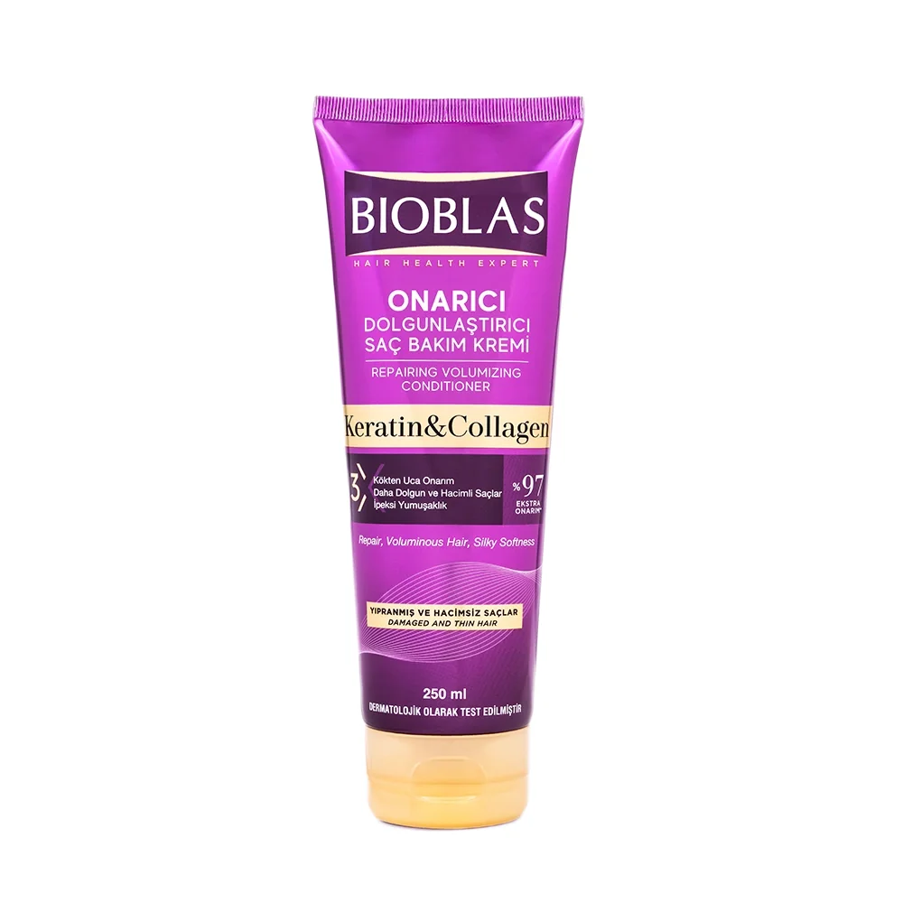 Bioblas Keratin & Collagen odżywka do włosów cienkich i zniszczonych, 250 ml