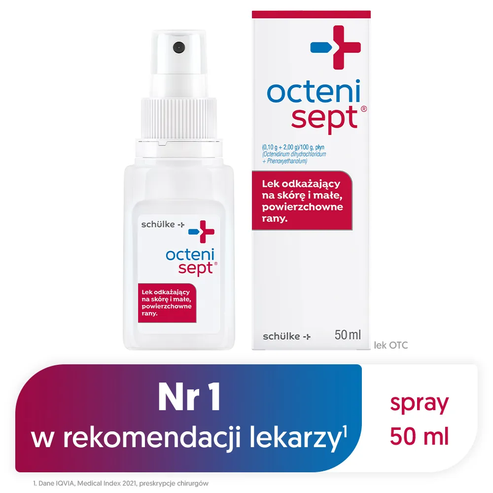 Octenisept, (0,10 g + 2,00 g )/100 g, płyn, 50 ml 